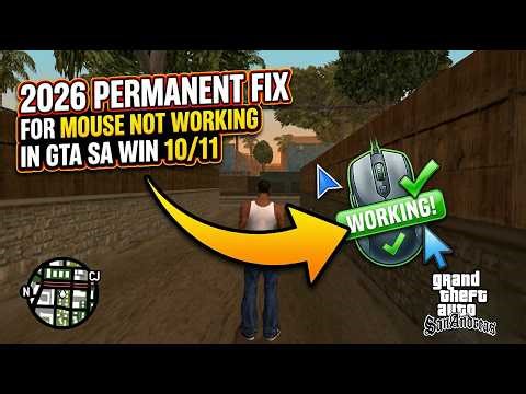 (2026) GTA San Andreas Mouse Not Working Permanent Solution for Windows 10 & 11