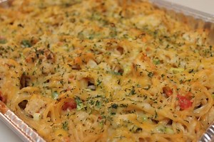 Delicious Chicken Alfredo Spaghetti | I Heart Recipes