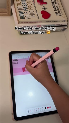 Auto-refine / Real-time Handwriting beautification on Freenotes App #freenotes