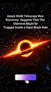 Is our Universe trapped inside a black hole? Some scientists propose that our universe might exist inside a black hole. This idea, known as black hole cosmology or Schwarzschild cosmology, suggests that the observable universe is the interior of a black hole within a larger parent universe. Recent observations from the James Webb Space Telescope (JWST) have added intrigue to this theory. Specifically, JWST data revealed that about two-thirds of observed galaxies rotate in a clockwise direction, 
