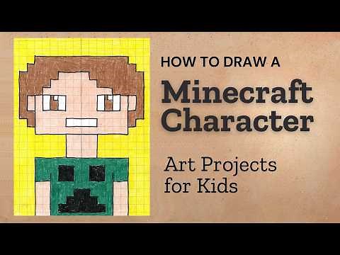 How to Draw a Minecraft Character Self Portrait | Easy Minecraft Selfie Art Lesson for Kids