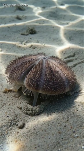 This “Coin” Is Actually Alive! 😱🌊 #sanddollar #shorts #oceanlife #marinelife #oceanfacts