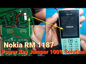 Nokia RM 1187 Power Key Jumper Nokia 216 / RM-1187 Power button not working jumper solution
