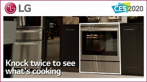 1.4K views · 104 reactions | Introducing the new LG InstaView ThinQ™ Range at CES 2020. Just Knock twice to see what’s cooking. LG InstaViewThinQ™ Range can check cooking progress without ever opening the door. In addition, it Range includes a built-in Air Fry feature. #LG #CES2020 #LGCES2020 #LGatCES #LGThinQ #Anywhereishome #AI | LG Global | Facebook