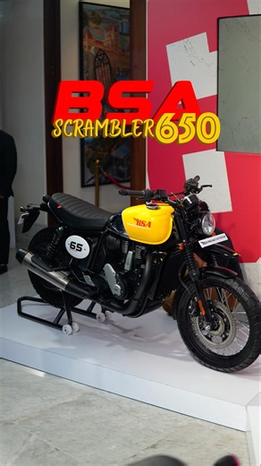 BSA Scrambler 650. At 3.25L Ex-showroom. Single Cylinder Machine With Brembo