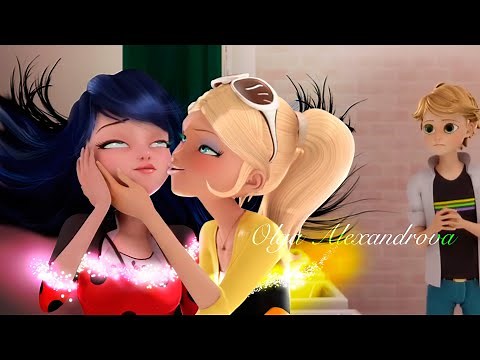 Miraculous ladybug Chloe kisses Marinette