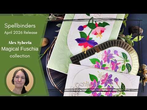 3 Cards with Magical Fuchsia Collection