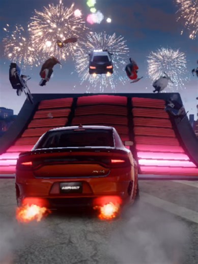 Jump fast and turning 360 in game asphalt legends units #asphalt #gaming