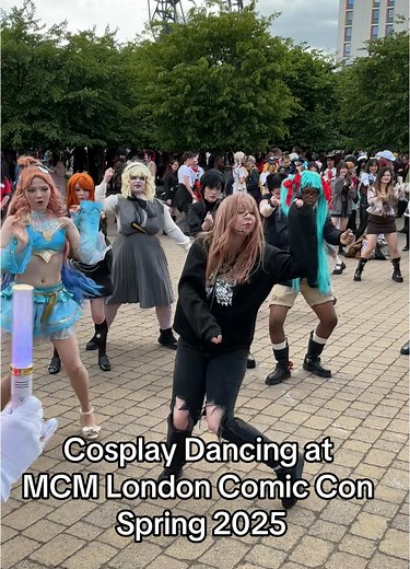 Cosplay Dancing at MCM London Comic Con Spring 2025