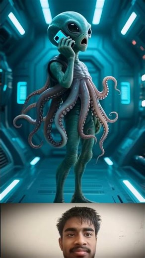 Cat and Alien War #animation #cartoon #cute #shortvideo #viralvideo #ai