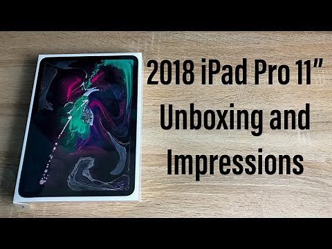 2018 iPad Pro 11" Unboxing and impressions