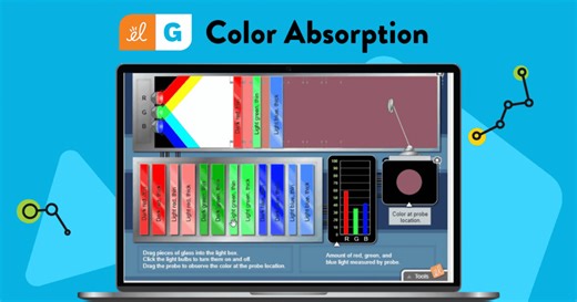On June 25, 1951, CBS aired the first commercial color TV premiere! Commemorate this event with our Color Absorption #ELGizmo, where students can discover how colors absorb and transmit light. https://bit.ly/45zKelP | ExploreLearning Gizmos | Facebook