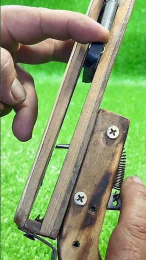 Unique hand wooden crossbow # Mini # Craft idea