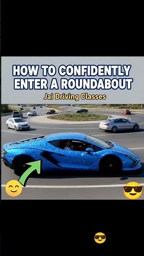 How to confidently enter a roundabout #driving #cardriving #shorts #ytshorts #shortfeed #viral 🔥