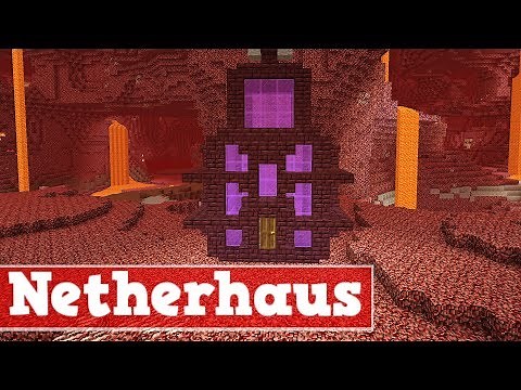 Wie baut man ein Haus im Nether in Minecraft | Minecraft Nether Haus Bauen