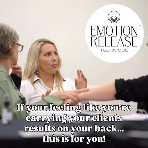 When you’re constantly trying to motivate, fix or push clients who aren’t shifting… it’s exhausting. The missing piece isn’t more knowledge, it’s addressing their blocks. ERT gives practitioners and coaches a way to address the exact reasons why clients are not getting the results they want. This gets you better results and stops you questioning your abilities. Become a more confident practitioner or coach when you add ERT to your skillset. Follow @emotionreleasetechnique and @karliemckeand to l