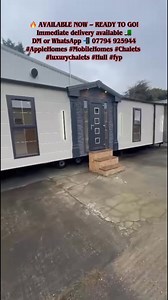 🔥 AVAILABLE NOW – READY TO GO! 🔥 🍏Apple Homes, Hull • 38ft x 12.6ft – 2 Bed (x2 available) Ivory Cladding Anthracite or Sandstone Brick Effect • 55ft x 13.6ft – 3 Bed (x2 available) Ivory Cladding Anthracite or Sandstone Brick Effect 🚛 Immediate delivery available ⏳ Limited stock 📍 Visit us in Hull 💬 DM to book a viewing 📲 WhatsApp: 44 7794 925944 | Apple Homes