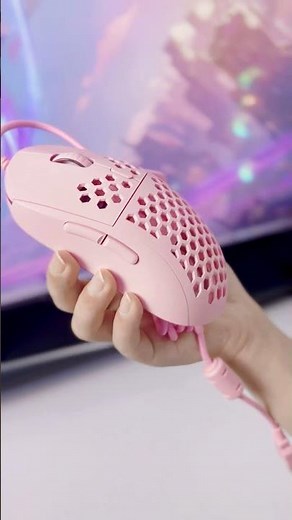 Light up your gaming world丨M1SE Honeycomb Mouse#shorts #gaming #unboxing