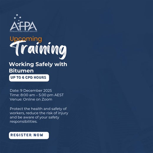  Working with hot bitumen or asphalt? Safety comes first. Safe...