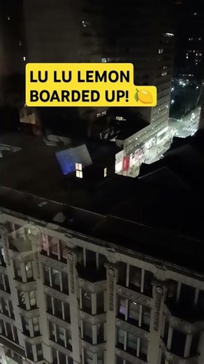 lu lu lemon, a store that's been ROBBED by a million RINGS is currently boarded up! Philly ⭐⭐