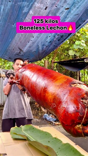 Malaking Lechon para sa 80th Birthday❤️❤️❤️ #cooking #food #delicious #satisfying #filipinocooking