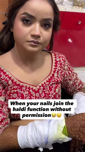 Gorgeous Pink Nails for Haldi Ceremony