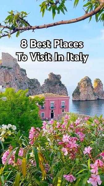 8 best places to visit in Italy 🇮🇹 #italytravel #visititaly #italytrip #italytourism