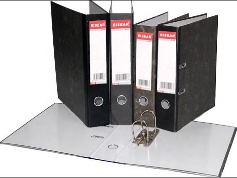 Lever arch file making machines