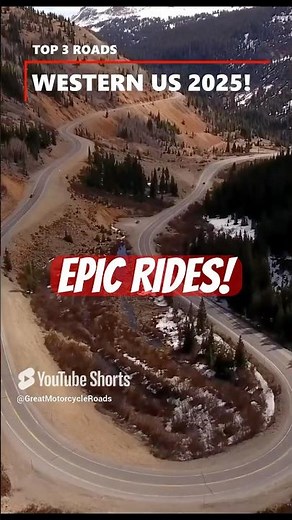 3 EPIC Motorcycle Road Trips in the Western US for 2025!