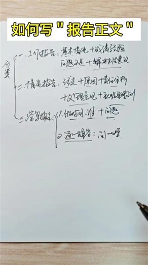如何写好一份报告正文，可以参考以下的内容#真实生活分享计划 #好好学习天天向上 #公文写作 #知识分享 #每日分享