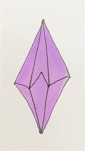 Easy Doodles ✏️ #11| crystal 💎 #crystal #doodle #drawing