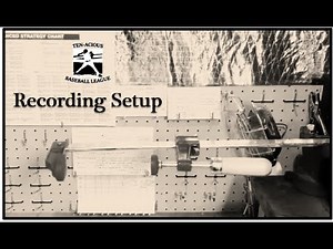 My Strat Baseball Recording Setup