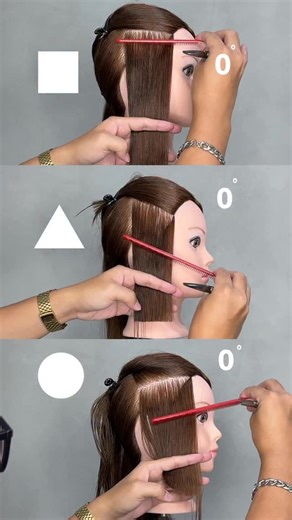 Chow Aun HO on Instagram: "三种分区 or 三种形状 or三种底线 Three Sectioning Methods / Three Shapes / Three Baseline Types ‼️记得手永远与分区保持可以得到你想要的轮廓‼️ ‼️Always keep your hands in line with the sectioning to create the desired contour‼️ #salon #hisignatureacademy #education #hisignature #detail #sectioning"