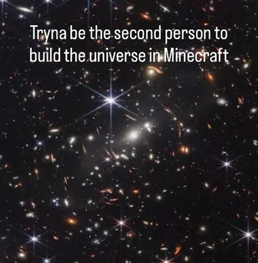 Universe In Minecraft on Instagram: "Please follow and be a part of this amazing journey to become to 1st person to build the universe in Minecraft bedrock. #minecraft #minecraftbuilds #space #big #giant"
