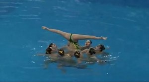 North Korean Girls Synchronized Swimming at the Olympic
