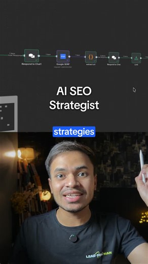 Manthan Patel | Lead Gen Man on Instagram: "Small businesses lose at SEO because research takes time and expensive tools. So I built an AI SEO strategist in n8n. Enter a keyword → it analyzes top-ranking pages → figures out why they rank → finds content gaps → generates a full SEO content plan in minutes. And then we are calling Web Unlocker API to scrape data from this particular urls and feed it to AI. No manual research. No code. Just real SERP analysis + AI. Comment “SEO” and I’ll send you t
