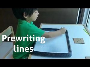 Prewriting lines |prewriting activities part 2 (Montessori inspired)| #Montessori #homeschooling