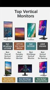 5 Best Vertical Monitors in 2025