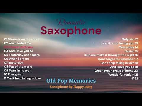 추억의 로맨틱 팝송 / Romantic Saxophone / Old pop memories /색소폰 연주곡 모음집 / Saxophone by Happy song / 해피송 색소폰