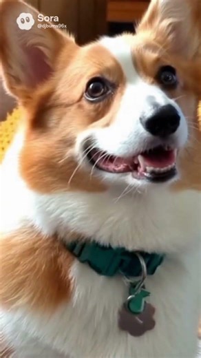 Owner plays videogames with a cute dog! so adorable must watch! #ai #dog #dogs #trending #shorts