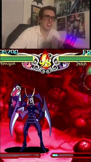 🔥 Morrigan Dominates! Epic Fighting Game Victory & Cutscene | Vampire Savior