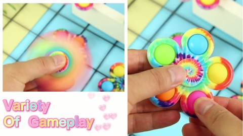 Gigilli Fidget Spinners Pop for Kids 2 Pack, Sensory Fidget Toys for Kids 4-8-12, Goodie Bags Easter Basket Stuffers for Kids, ADHD Autism Fidget Toys for Toddler 1-3-5 Boys Girls, Classroom Prizes