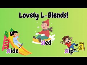 Beginning L Blends for Toddlers | Easy Phonics Lesson (Bl, Cl, Fl, Gl, Pl, Sl)