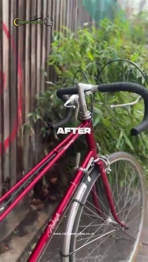 Raleigh Hand Build Bicycle Before & After Service