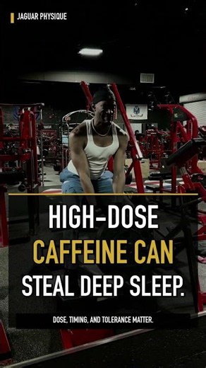 High-Dose Caffeine Can Steal Deep Sleep #Shorts
