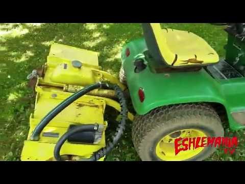 John Deere 214 Tractor With Hydraulic Rototiller