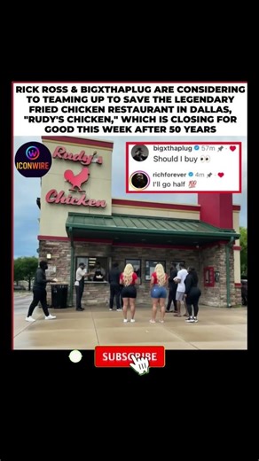🚫😊 Rick Ross & BigXthaPlug Are Saving Rudy's Chicken in Dallas #rickross #bigx #shorts