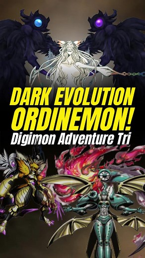 Ophanimon Falldown Mode and Ordinemon in Digimon Adventure Tri