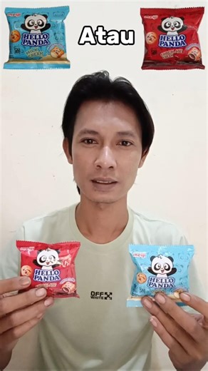Pilih hello panda rasa susu cream atau coklat #shorts