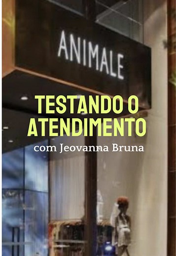 Testando atendimento Animale: avaliação de atendimento ao cliente